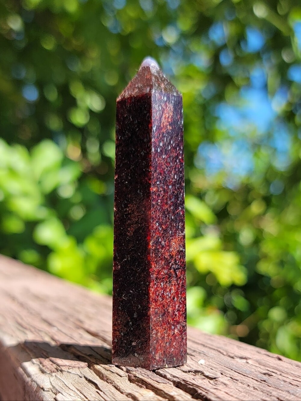 (A) 3.17" NEW RED MICA TOWER